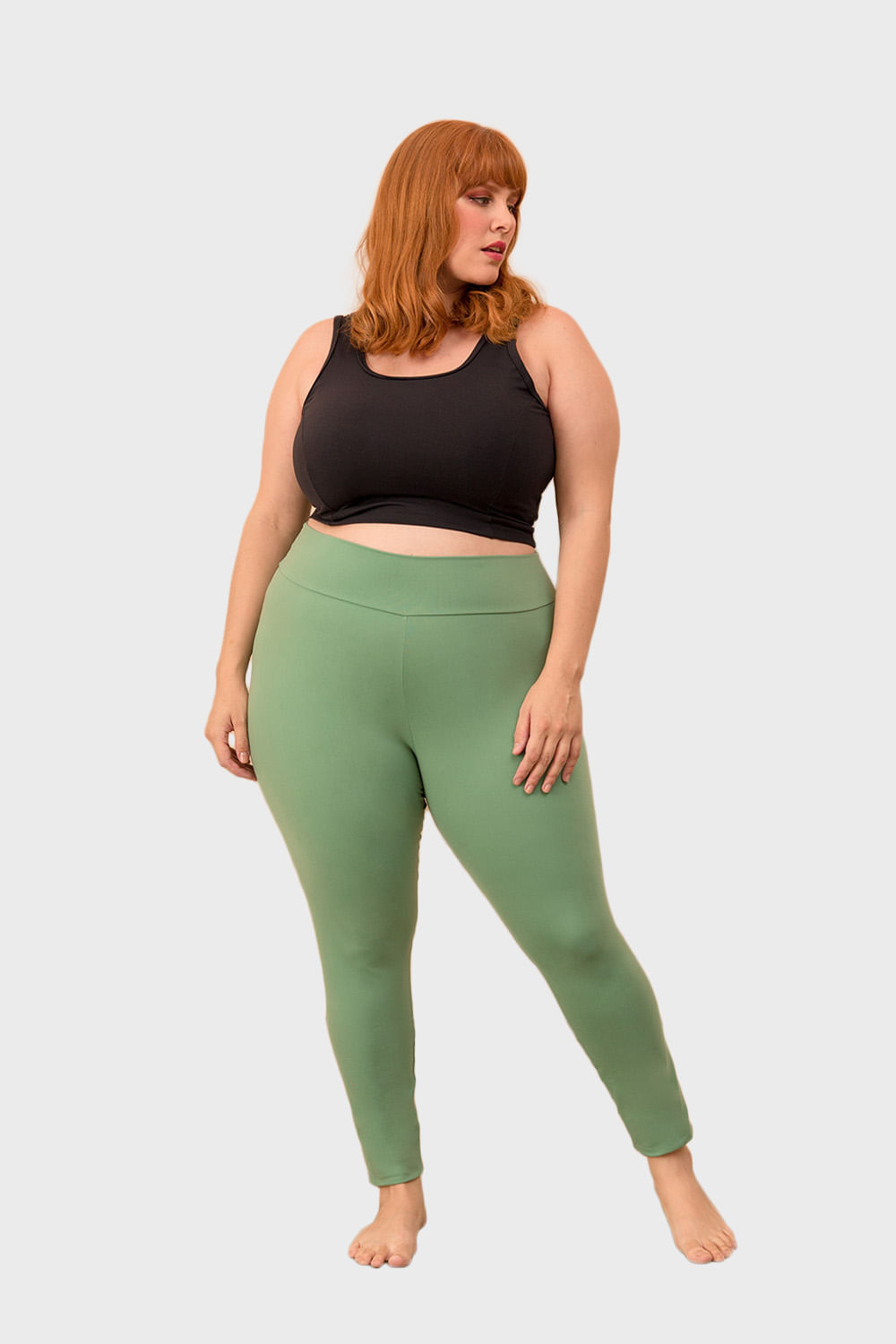 Calça Legging Poliamida Plus Size - Renner