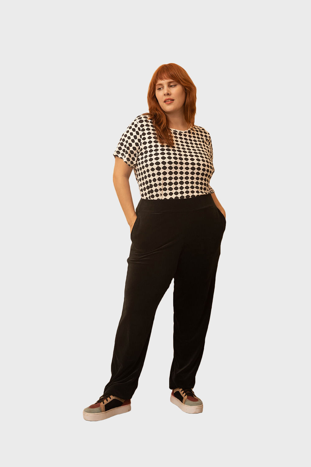 Calça plush plus size cheap